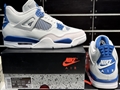 wholesale High Quality  Air Jordan 4 Retro Military Blue sneakers Running Shoes