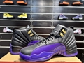The Newest top Air Jordan 12 Retro Field Purple basketball shoes SPORT SHOES