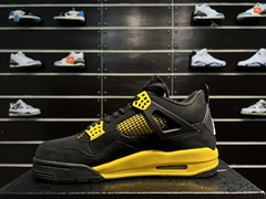 Wholesaler AJ 4  Air Jordan 4 Retro Thunder sneakers basketball shoes Dunk shoes