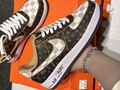                     Air Force 1 Low Monogram Brown Damier Azur sneakers shoes 13