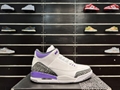 Air  Jordan 3 Retro Dark Iris sneakers Men Basketball Shoes