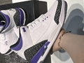 Air  Jordan 3 Retro Dark Iris sneakers Men Basketball Shoes