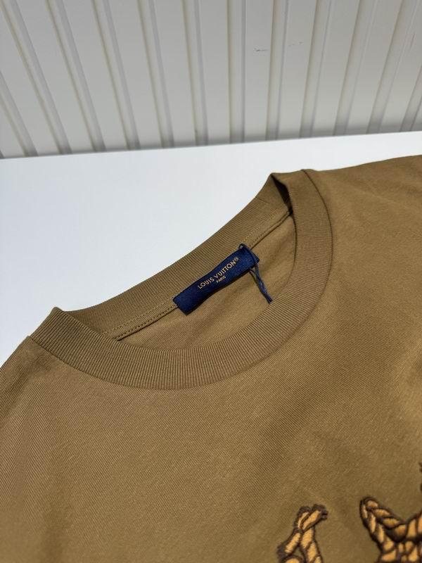               Embroidered Signature Cotton T-Shirt Kangaroo Men's -shirts 8