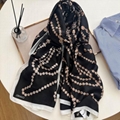 Wholesale Women Summer Fashion Silk Scarves Print Square Scarf Accessories 5