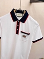 Wholesale new summer casual loose Men's lapel polo shirt  Gucci Polo Short