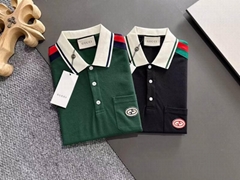        Polo Short 100% Cotton Summer Wear Polo Shirts Short Sleeve Golf T-shirts