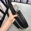          Belt retro environmental protection leather automatic buckle belt  5