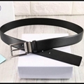 Saffiano Cuir Leather Reversible Belt