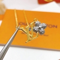 wholesale Louis Vuitton Necklace Gold Letters Pendant Necklace Women Jewllery