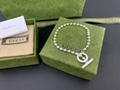 Hot sale Gucci Interlocking Bracelet Shiny Finish chain bracelet