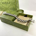 Wholesale       Thin Interlocking G Bracelet Silver  chain bracelet Jewelry 16