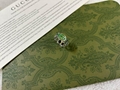 Hot sale Gucci Ring With Interlocking G Enamel Heart Silver/Red  Gucci Jewelry