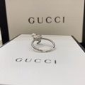 Wholesale newest        Jewelry       Garden Snake Ring Silver Chain Rings 15