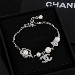 High quality Shiny bracelet women jewelry Flower Charm Bracelets 