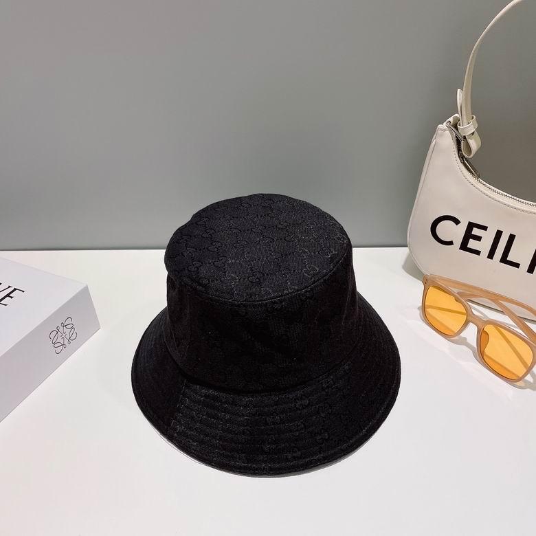       GG         Reversible Bucket Hat Bucket Hat Beige Brown Printed Bucket Hat 6