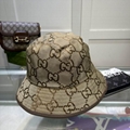 Gucci GG Supreme Reversible Bucket Hat Bucket Hat Beige Brown Printed Bucket Hat