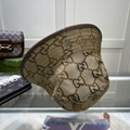 Gucci GG Supreme Reversible Bucket Hat Bucket Hat Beige Brown Printed Bucket Hat