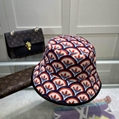 Wholesale Gucci x adidas Bucket Hat Red/Blue Printing Bucket Hat
