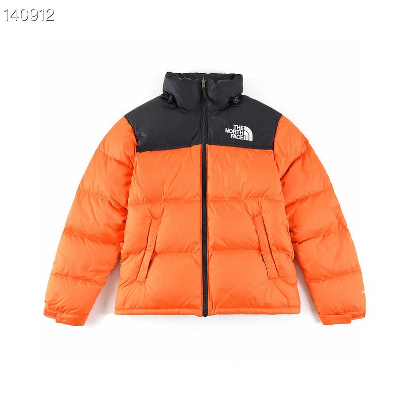 The North Face Down Jacket Black/Orange high quality men's down puffer jacket