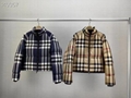 Wholesale Burberry checked shell down puffer jacket women's Puffer Down jackets