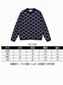 The Newest top Gucci GG All Over Crewneck Sweater Navy wool Jacquard sweater