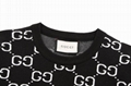 The Newest top Gucci GG All Over Crewneck Sweater Navy wool Jacquard sweater