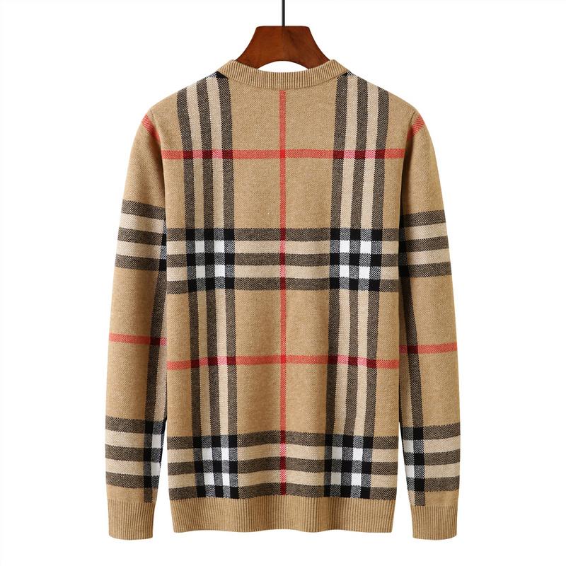  High quality          Cashmere Jacquard Sweater Soft Fawn men's wool Sweaters  4