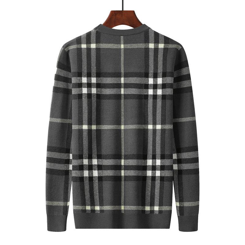  High quality          Cashmere Jacquard Sweater Soft Fawn men's wool Sweaters  6