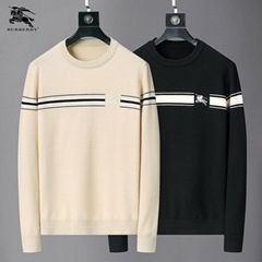 High-Quality          Sweater fashion Stripes men clothes knitted sweater