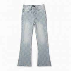 Top Quality               Damier Denim Skate Pants Indigo