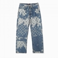 Top Quality Louis Vuitton Damier Denim Skate Pants Indigo