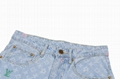 Wholesale Louis Vuitton the Creator Monogram Denim Pants Washed Indigo