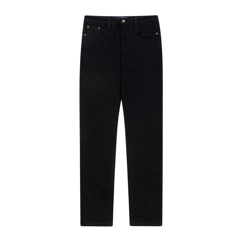 Hot sale               Denim Carpenter Jean Black loose Patchwork Casual Pants 2