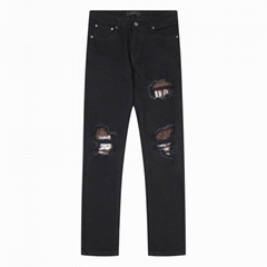 Wholesale top quality  Amiri Jean Pants men's slim straight  long pants