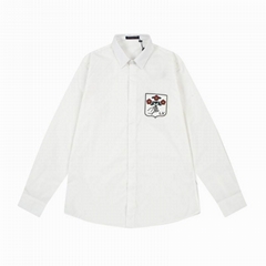Wholesale High Quality               Printed Shirt solid color shirt for men 