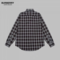 Wholesale          Classic Check Shirt Beige Long Sleeve casual men's shirts 4