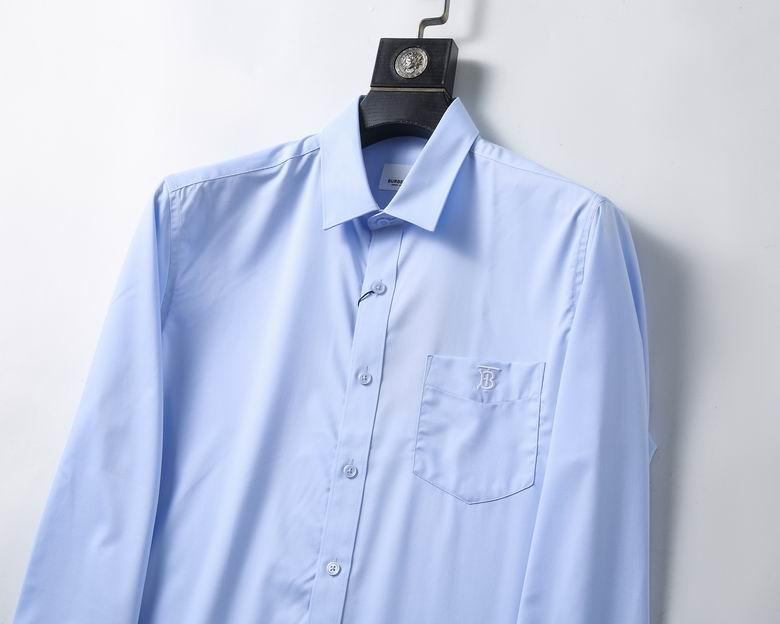 Top Quality          Stretch Cotton Poplin Shirt White/Black Men Dress Shirts 20