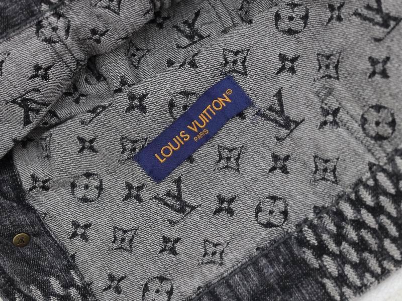                x Nigo Giant Damier Waves MNGM Denim Jacket Indigo fashion Coat 14