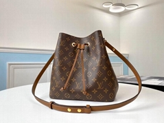 Hot sale                NeoNoe Monogram Safran Crossbody Ladies Bucket Bags