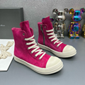 Hot sale Rick Owens Couple shoes Canvas Boots Fashion Sneakers Casual Shoes