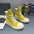 Hot sale Rick Owens Couple shoes Canvas Boots Fashion Sneakers Casual Shoes