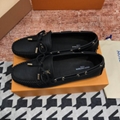 Wholesale Louis Vuitton Women Shiny Flat Shoes Fashion Casual Dress Shoes