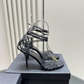The Newest top YSL Summer Cross-Tied Thin High Heel women heeled sandals