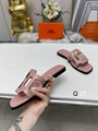 2024 New  Herme Women Flat Slippers Simple Women Casual Sandals  Summer Slippers