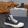 Wholesale Balenciaga Paris High Top BB Monogram Dark Beige Brown shoes sneaker