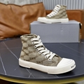 Wholesale Balenciaga Paris High Top BB Monogram Dark Beige Brown shoes sneaker