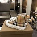 Fashion Burberry Kid shoes Sneakers High Top Shoe Casual  Kids Canvas Shoe