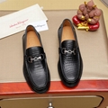 Wholesale newest Ferragamo Dress Shoes Fashion Men Office Business Shoes
