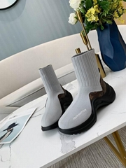 Hot sale               woman's boots socks shoes Fashion Round Toe Boots