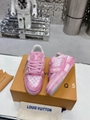 Wholesale Louis Vuitton Man Low Cut shoes  Embossed Sneaker Men Sports shoes